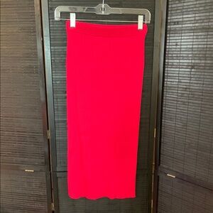 Michael Kors Fuchsia Pencil Midi Skirt
